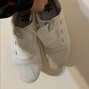 Adidas white shoes